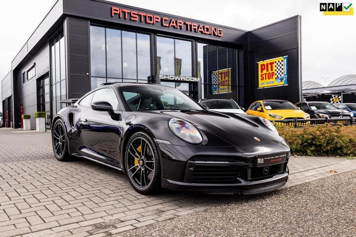 Porsche 911 992 3.8 Turbo S, 650pk, Carbon, Burmester, 1e la, Auto's, Porsche, Particulier, Te koop, 360° camera, 4x4, ABS, Achteruitrijcamera