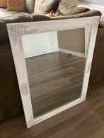 Witte barok spiegel 70x90cm, Huis en Inrichting, Woonaccessoires | Spiegels, Ophalen, Rechthoekig, Minder dan 100 cm