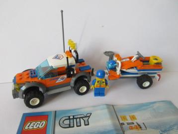7737, Lego City, kustwacht 4WD & Jet Scooter. Verzenden kan. beschikbaar voor biedingen