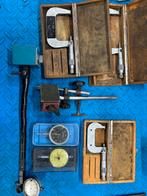 Diverse gereedschappen. Meten, beitels, frezen, boorkop, enz, Doe-het-zelf en Verbouw, Ophalen, Zo goed als nieuw, Metaaldraaibank