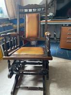 "Engelse" Schommelstoel, eiken, Huis en Inrichting, Ophalen, Gebruikt, Bruin, Hout