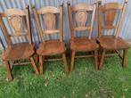 4 eiken stoelen, Ophalen