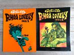 Gotlib 2x stripboek ‘Rhaa lovely’ deel 1 en 2 , 1981, Verzenden, Zo goed als nieuw, Gotlib, Meerdere stripboeken