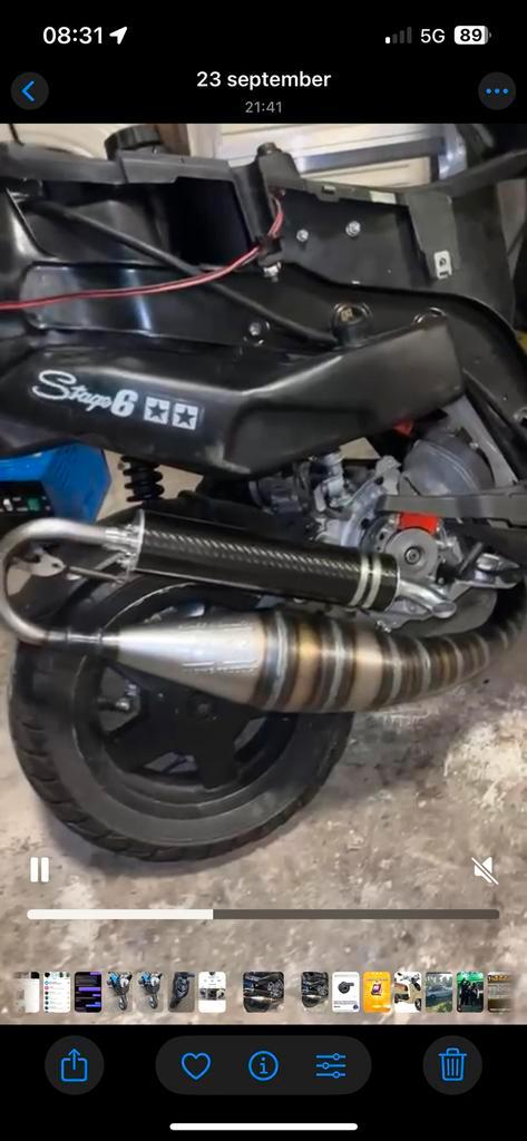 Piaggio zip blok 70cc, Fietsen en Brommers, Brommers | Tuning en Styling, Zo goed als nieuw, Ophalen of Verzenden
