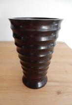 houten vaas mangohout, Ophalen, Overige materialen, Overige kleuren, Zo goed als nieuw