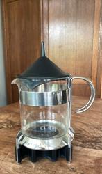Vintage Menu Danish steel house theepot met theelicht, Ophalen of Verzenden