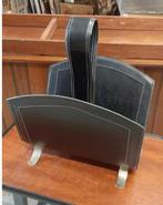 vintage lectuurbak van leer, Huis en Inrichting, Woonaccessoires | Krantenbakken en Lectuurbakken, Ophalen, Gebruikt, ., .