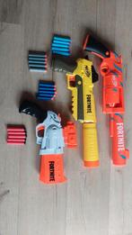 Nerf Fortnite Six shooter, Silent pistol en scoped revolver, Ophalen of Verzenden, Gebruikt