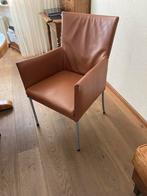 Eethoek,stoelen 4stuks leder., Huis en Inrichting, Gebruikt, Overige kleuren, Leer, Vier