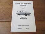 Aanvullend instructieblad Opel Rekord A Caravan 1963, Ophalen of Verzenden