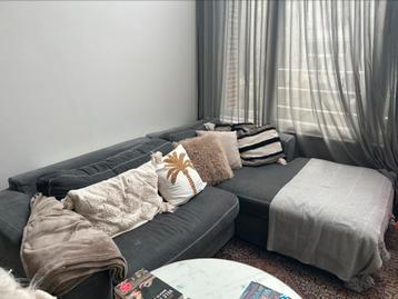 Hele leuke royale grijze hoekbank / loungebank Basic Label