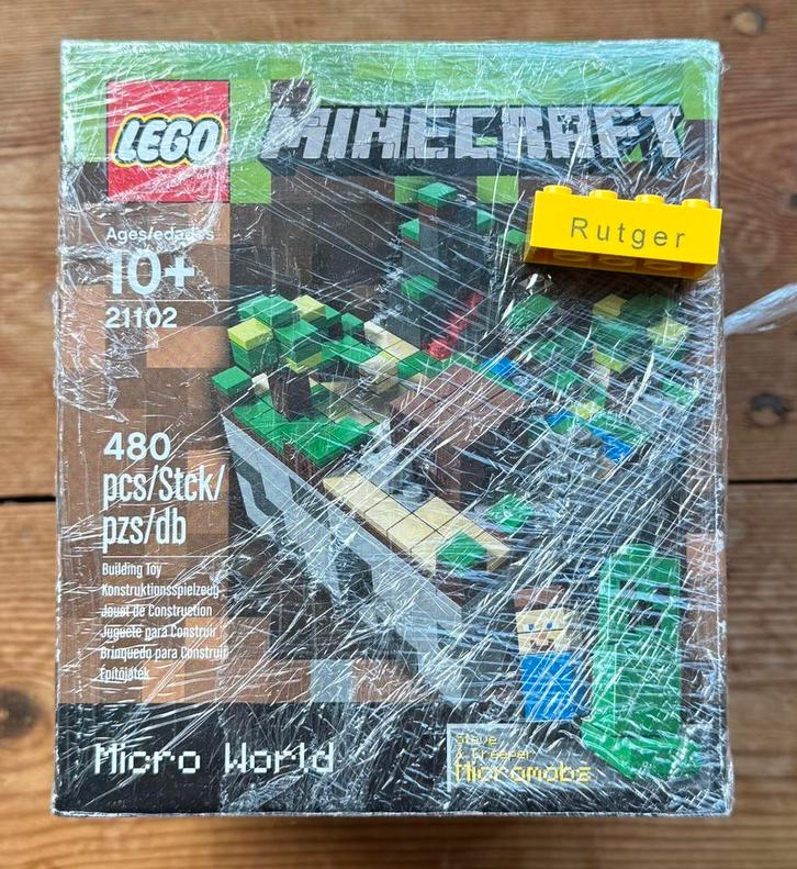 Lego 21102 CUUSOO Minecraft (IDEAS), Kinderen en Baby's, Speelgoed | Duplo en Lego, Zo goed als nieuw, Lego, Complete set, Ophalen