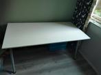 Groot wit Ikea bureau., Huis en Inrichting, Ophalen, Gebruikt