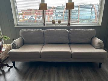 Stocksund Ikea bank 3 zits + hoes + nieuwe zitkussens beschikbaar voor biedingen