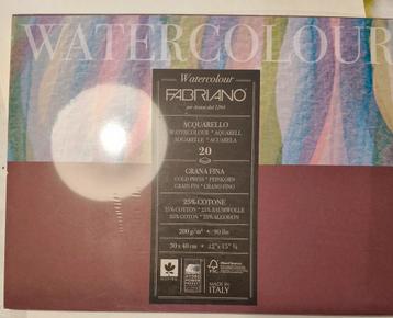 Aquarel blok nieuw fabriano 30 x 40 cm beschikbaar voor biedingen