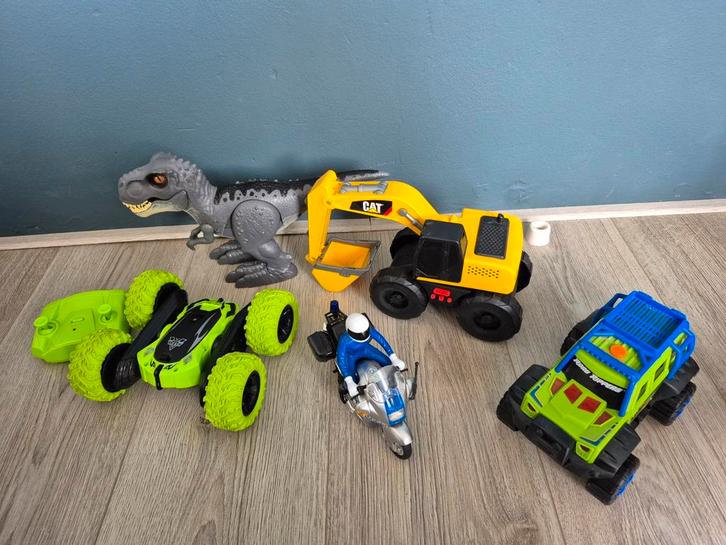 Set elektrisch speelgoed, Kinderen en Baby's, Speelgoed | Speelgoedvoertuigen, Zo goed als nieuw, Ophalen of Verzenden