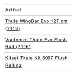 Thule orgineel dakdragers BMW X7 (in nieuwstaat), Auto diversen, Dakdragers, Ophalen, Zo goed als nieuw