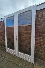 Openslaande deuren, terrasdeuren, tuindeuren, Doe-het-zelf en Verbouw, Kozijnen en Schuifpuien, Ophalen, Gebruikt, Hout