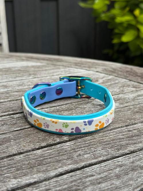 Handgemaakte biothane halsband, Dieren en Toebehoren, Hondenhalsbanden en Penningen, Nieuw, Handgemaakt, Ophalen of Verzenden