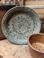 Oud koperen zeef, vergiet. Keukengerei, Antiek en Kunst, Ophalen