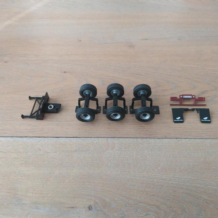 Corgi trailer onderdelen 1:50, Hobby en Vrije tijd, Modelauto's | 1:50, Gebruikt, Bus of Vrachtwagen, Corgi, Ophalen of Verzenden