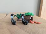 Playmobil 3226 – Stinkdierenfamilie met burcht en slang, Ophalen of Verzenden, Gebruikt, Complete set