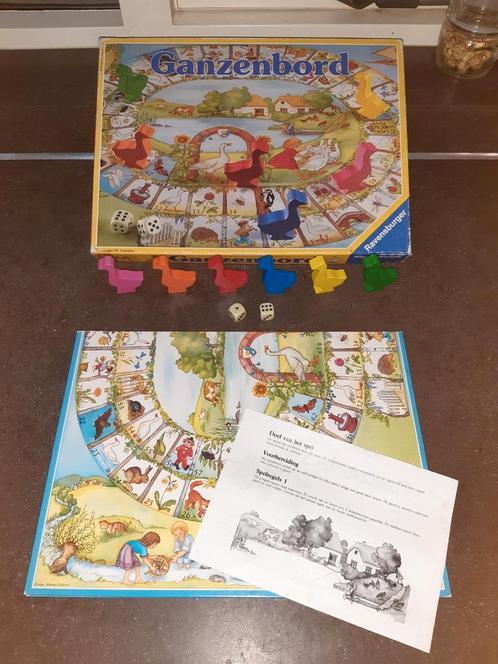Ganzenbord 1988 Ravensburger, Hobby en Vrije tijd, Gezelschapsspellen | Bordspellen, Ophalen of Verzenden