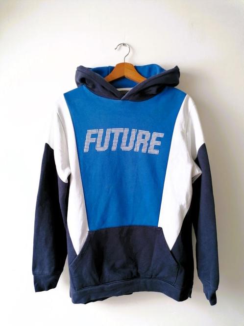 Primark hoodie hoody trui blauw wit, maat 164, Kinderen en Baby's, Kinderkleding | Maat 164, Gebruikt, Jongen, Trui of Vest, Ophalen of Verzenden