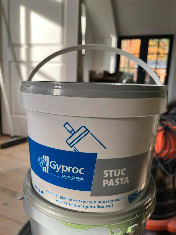 Gyproc Stuc Pasta - Gebruiksklaar, Doe-het-zelf en Verbouw, Verf, Beits en Lak, Nieuw, Verf, Minder dan 5 liter, Wit, Ophalen