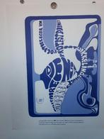 Originele Zeefdruk over Dienstplicht Weigering, Verzamelen, Verzenden, Rechthoekig Liggend, Zo goed als nieuw, A1 t/m A3