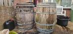 Houten wijnvat, regenton, 150 liter of meer, Ophalen, Gebruikt, Hout