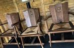 3 antieke kasteelstoelen, Antiek en Kunst, Antiek | Meubels | Stoelen en Banken, Ophalen of Verzenden
