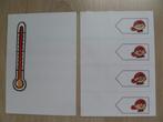 2 Gelamineerde A4 vellen voor een gevoelsthermometer. Nieuw., Ophalen of Verzenden, Nieuw, Ontdekken