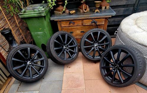 4 x 9.5 x19 inch Brock velgen incl banden zgan, Auto-onderdelen, Overige Auto-onderdelen, Gebruikt, Ophalen