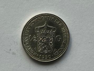 2x Zilveren Halve Gulden 1922 & 1930 beschikbaar voor biedingen