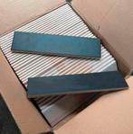 34 nieuwe tegels / visgraat / mat zwart, Doe-het-zelf en Verbouw, Tegels, Ophalen, Nieuw, Minder dan 20 cm, Minder dan 5 m²