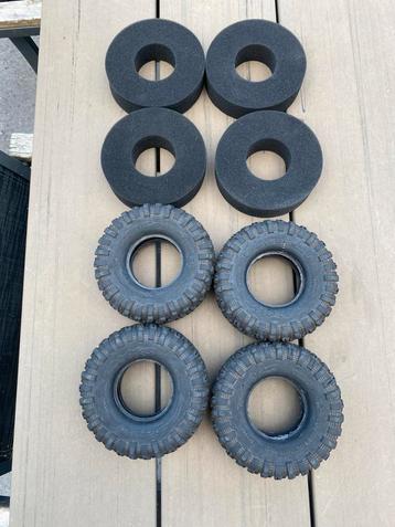 Traxxas 1.9 Canyon Trail banden + 1 Vanquish band beschikbaar voor biedingen