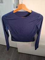 Sportshirt lange mouwen - Maat S, Blauw, Ophalen of Verzenden, Lange mouw, Maat 36 (S)
