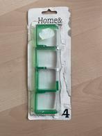 Nieuw in kapotte verpakking: 2 Groene Tafelkleed Klemmen, Ophalen of Verzenden, Nieuw