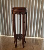 Prachtige chinese plantentafel met marmerblad, Huis en Inrichting, Tafels | Bijzettafels, Ophalen, Minder dan 55 cm, Gebruikt