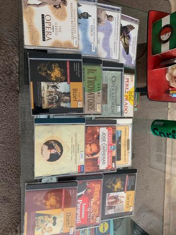 Opera CD Collectie - Tosca, Verdi, Carreras, Pavarotti beschikbaar voor biedingen