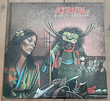 Strife - Back To Thunder lp / UK '78, Green Vinyl, VG+ beschikbaar voor biedingen