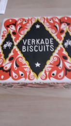 Vintage Verkade koektrommel, Verzamelen, Blikken, Ophalen of Verzenden