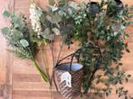 Artificial plants/flowers & hanging plant pot, Ophalen