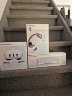 Meta Quest 3 128GB + Elite Strap + Dock, Spelcomputers en Games, Virtual Reality, Ophalen of Verzenden, Zo goed als nieuw, Overige platformen