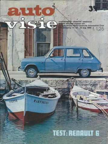 Autovisie 34 1969 : Ford Taunus 26M - Maverick - Mercedes beschikbaar voor biedingen
