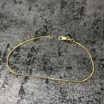 14k gouden armband prachtig glad schakel model, Ophalen of Verzenden, Nieuw, Goud