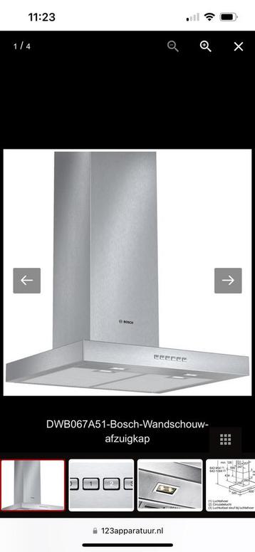 Nieuw! Bosch afzuiger DWB067A51 beschikbaar voor biedingen