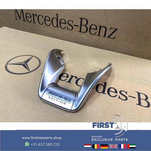 2018 EDITION 1 AMG STUUR EMBLEEM Mercedes LOGO W176 W117 W20, Auto-onderdelen, Carrosserie en Plaatwerk, Mercedes-Benz, Voor, Gebruikt
