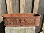 Gietijzeren ovalen bloembak carlotte antiek en brocante, Antiek en Kunst, Ophalen